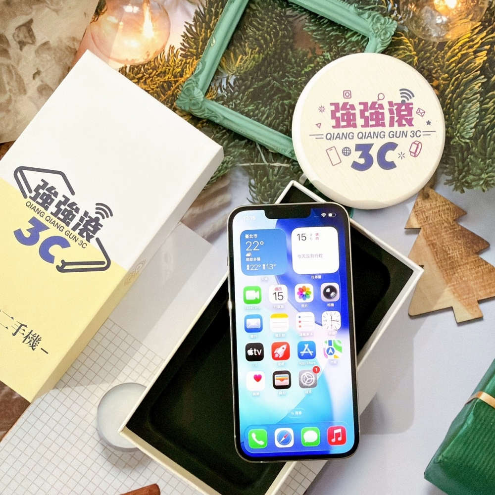  善化-二手 iPhone13 Pro 128G 白色 #37728（店家保固365天）