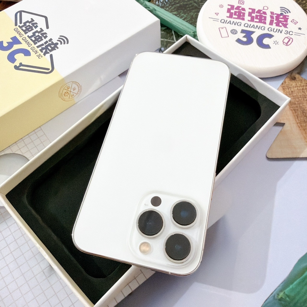  善化-二手 iPhone13 Pro 128G 白色 #37728（店家保固365天）