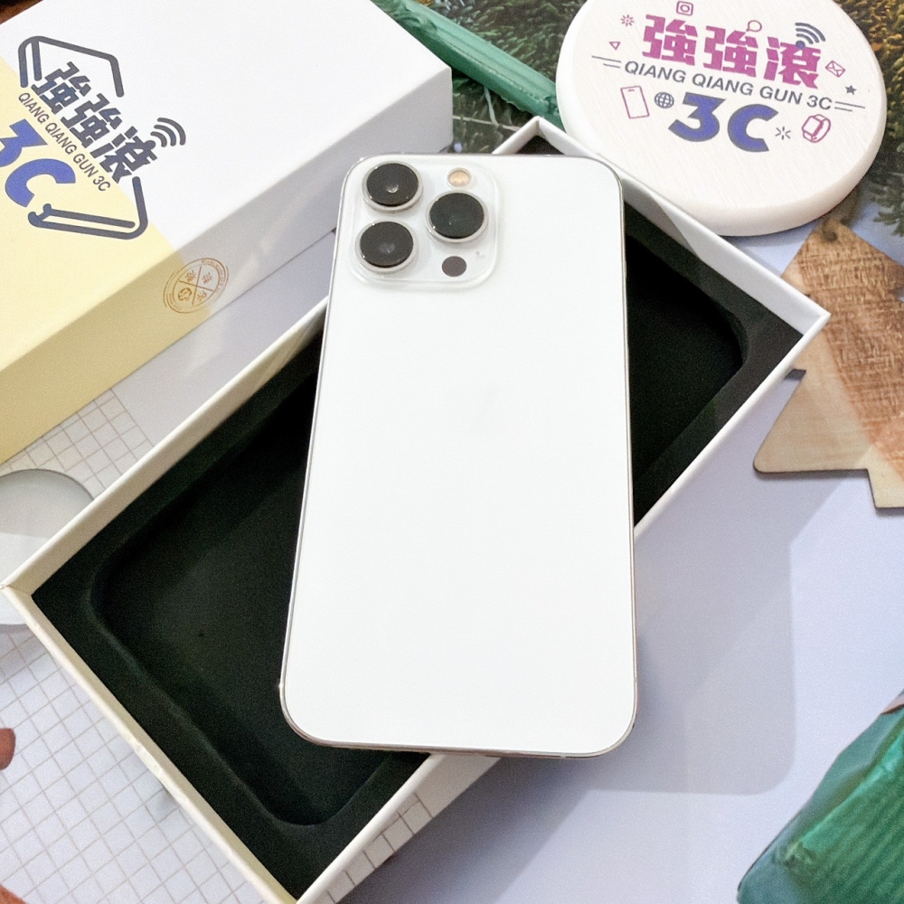  善化-二手 iPhone13 Pro 128G 白色 #37728（店家保固365天）