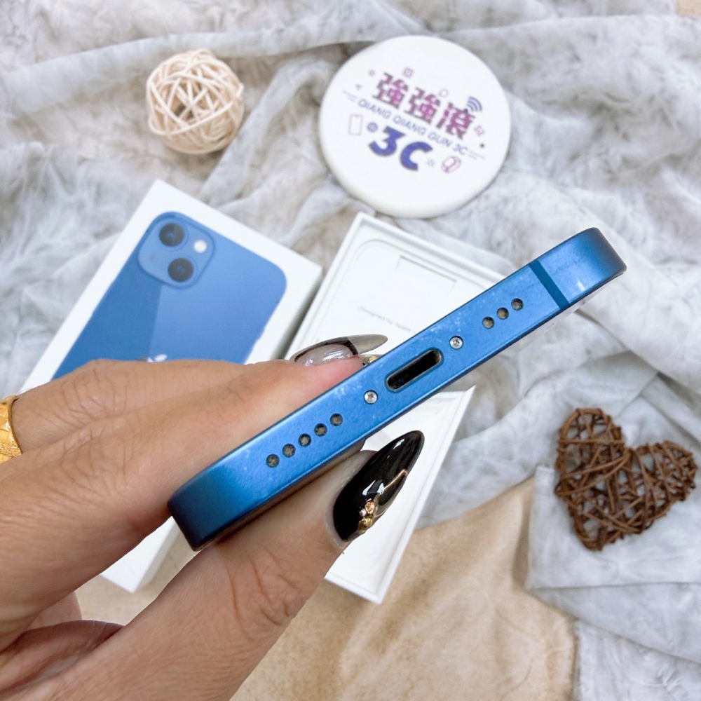 歸仁-二手iPhone 13 128G藍色＃34701（店保365天）