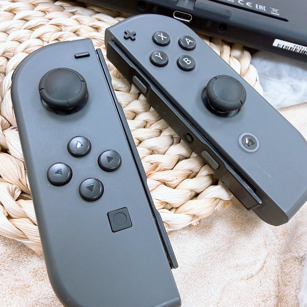 歸仁-二手Switch 電力加強版 黑色＃19599（店保30天）