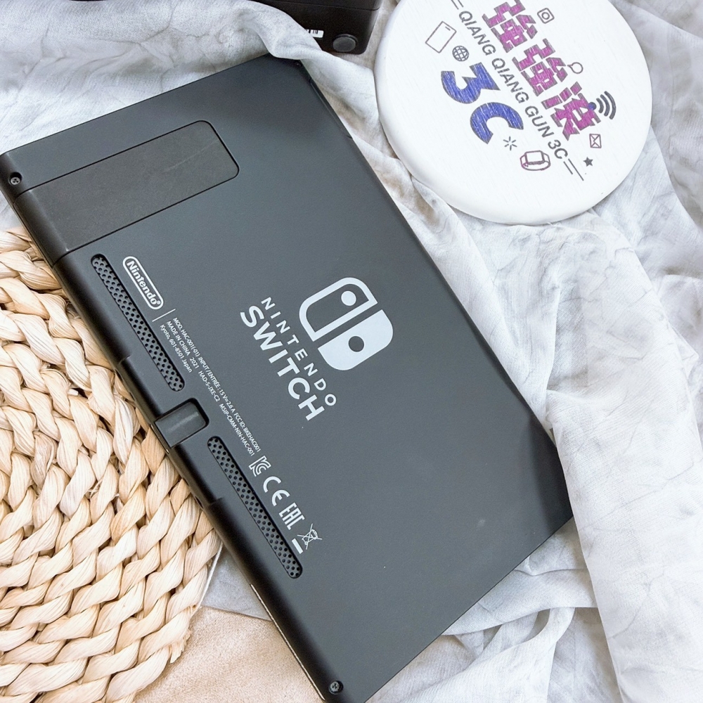 歸仁-二手Switch 電力加強版 黑色＃19599（店保30天）