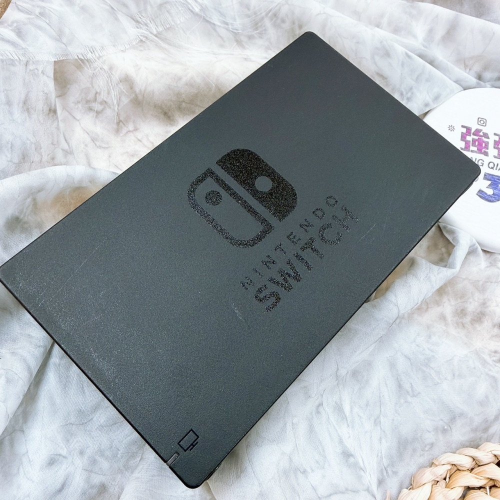 歸仁-二手Switch 電力加強版 黑色＃19599（店保30天）