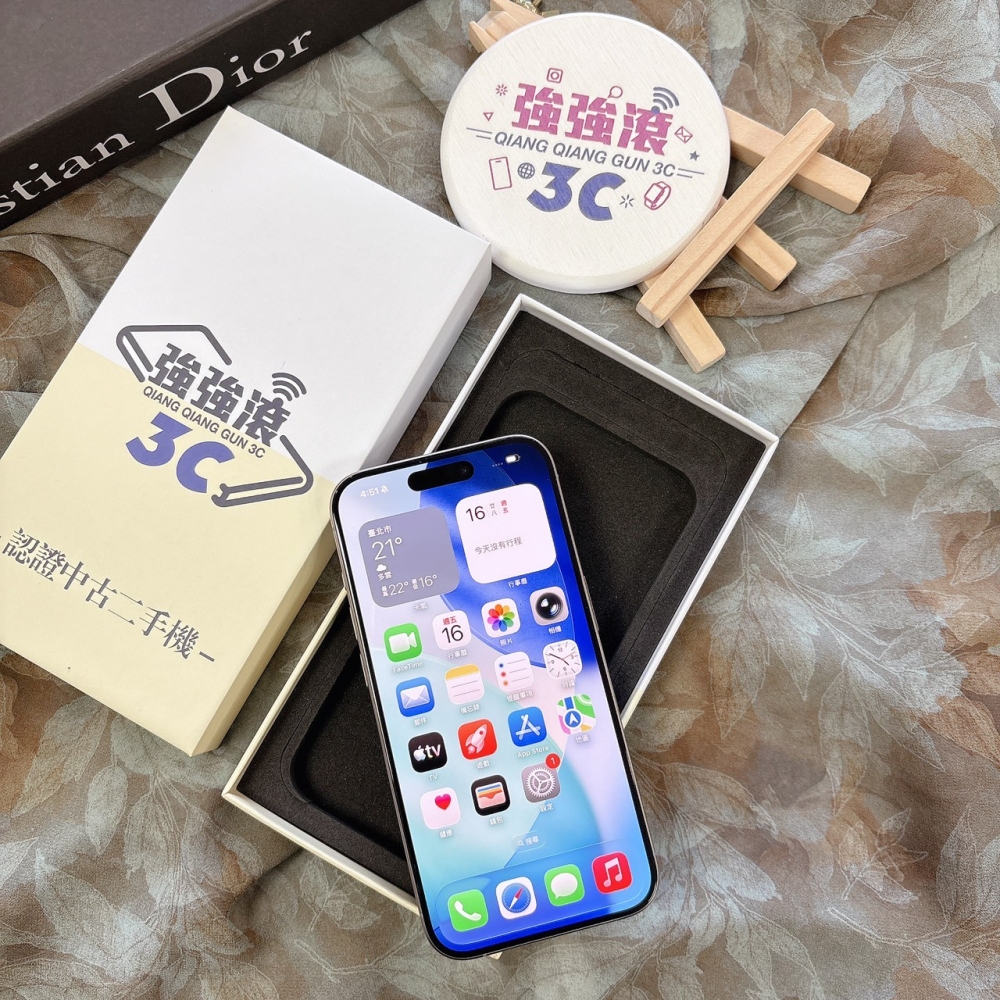 二手 iPhone15Pro 256G 原色*27155 (店家保固365天)