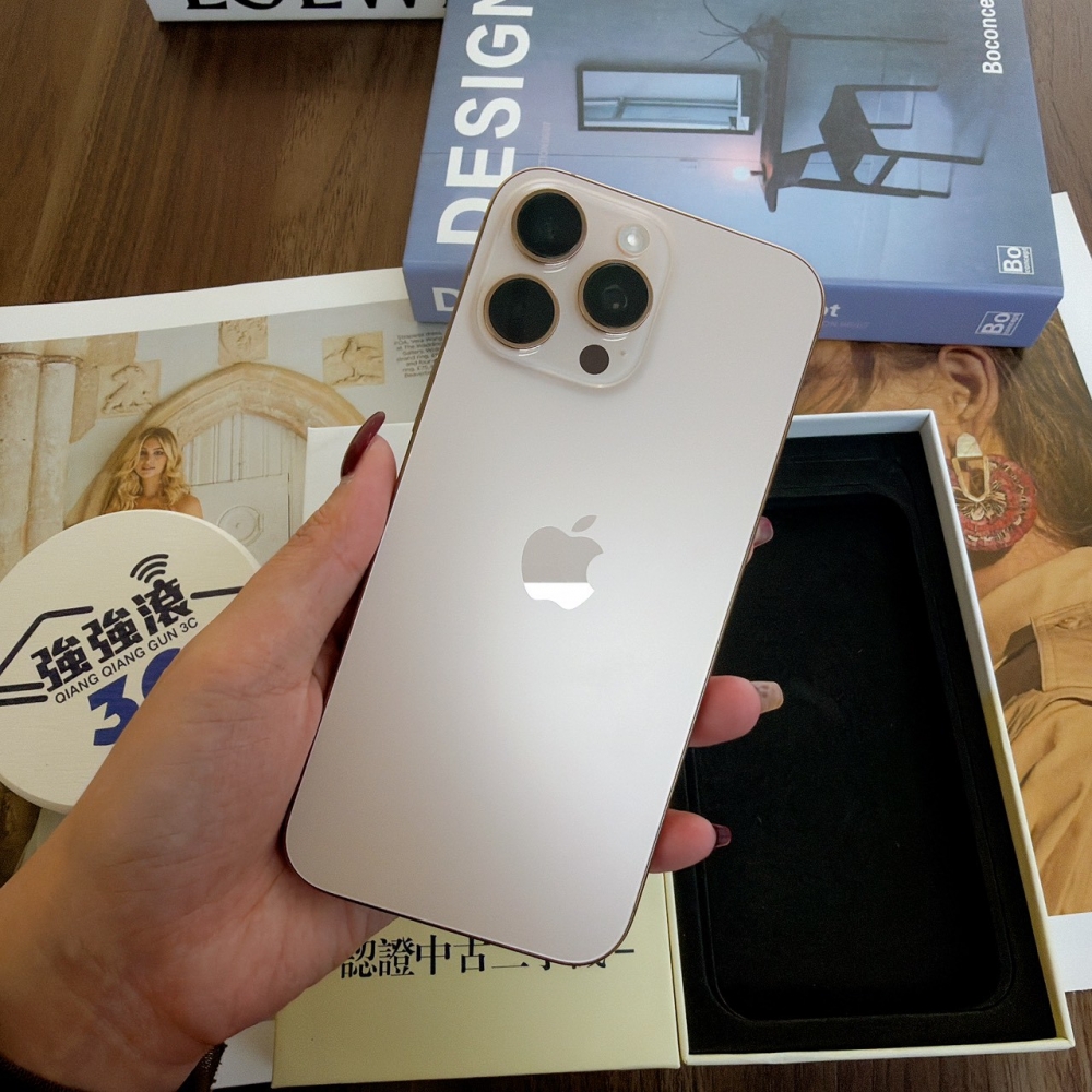 鹽行-二手 iPhone 16 Pro Max 256G 金色*99863（店保365天）