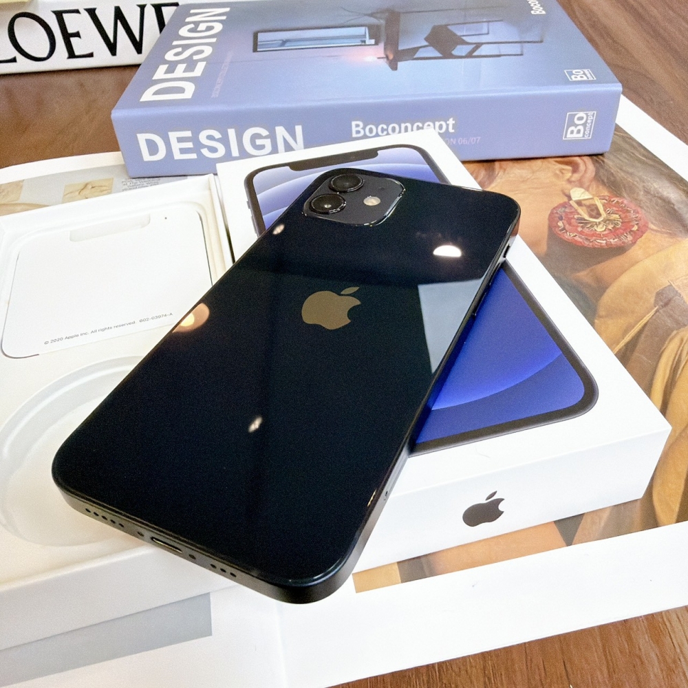 鹽行-二手 iPhone12 128G 黑色#64955（店保90天）