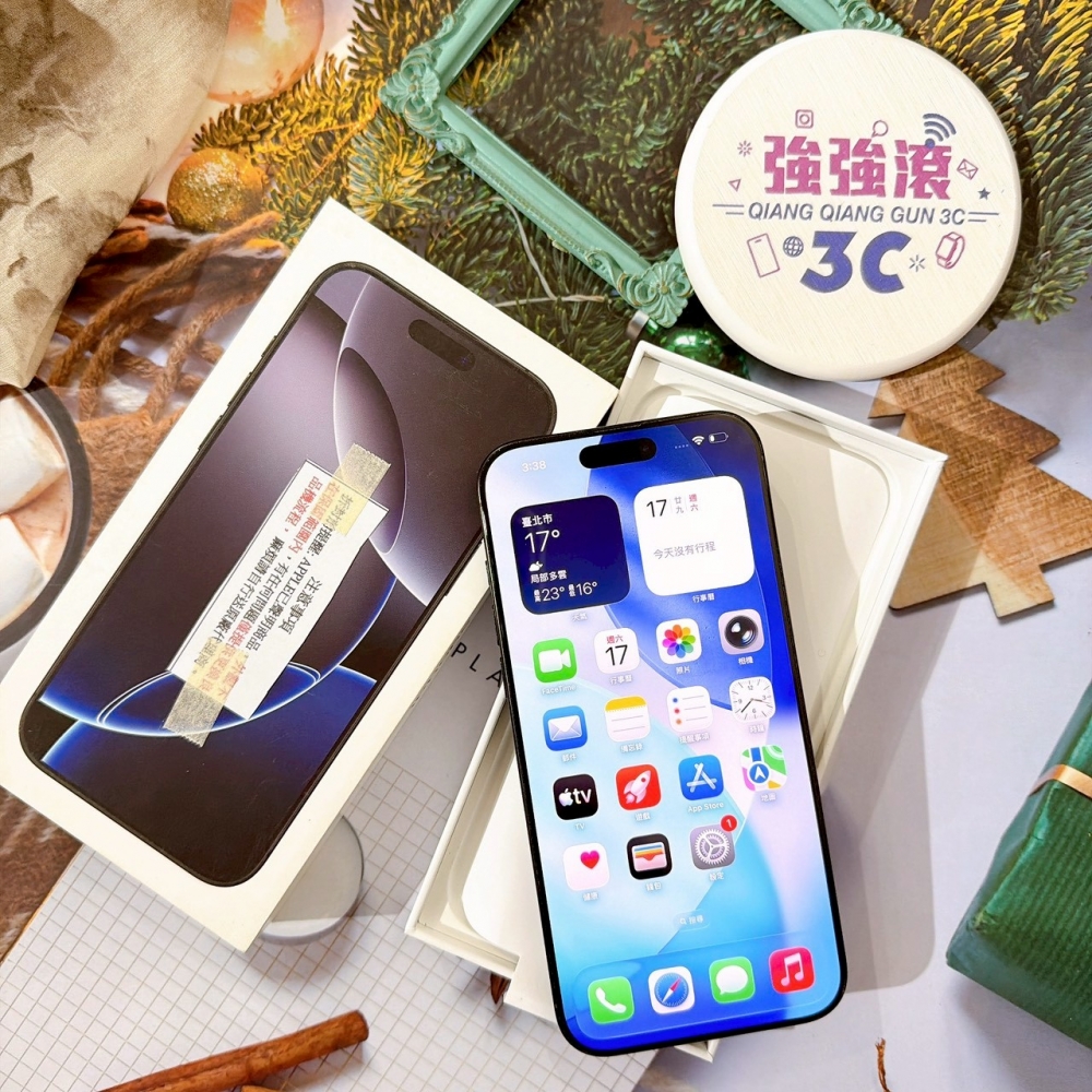 善化-二手 iPhone16 Pro Max 256G 黑色 #21617（店家保固365天）