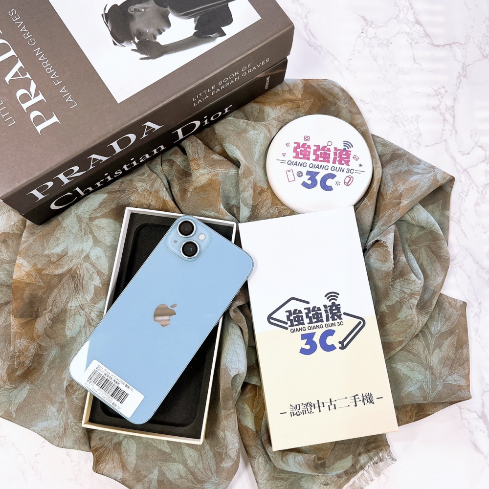 二手 14Plus256G 藍色*06091(店家保固365天)