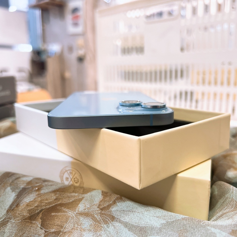 二手 14Plus256G 藍色*06091(店家保固365天)