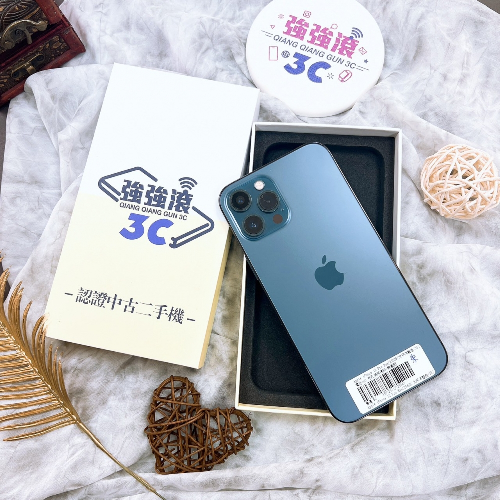 二手 iPhone12ProMax256G藍*23047（店家保固90天）