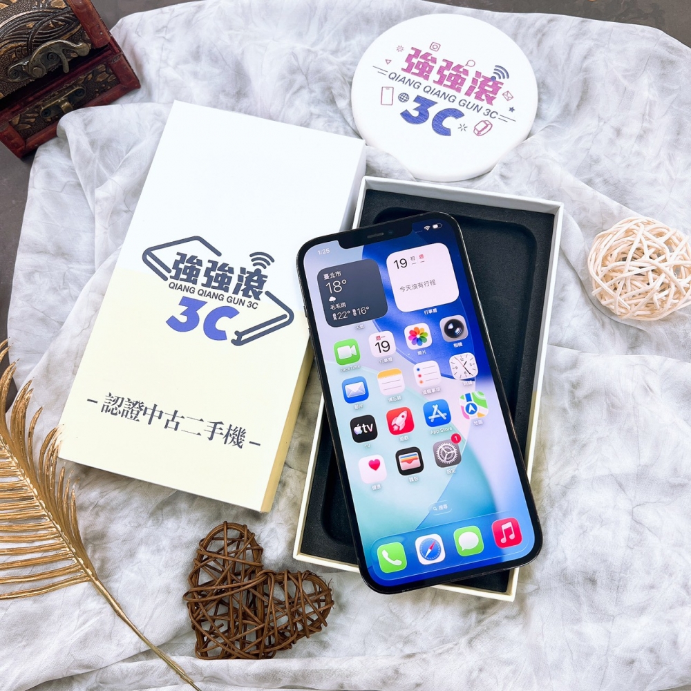 二手 iPhone12ProMax256G藍*23047（店家保固90天）