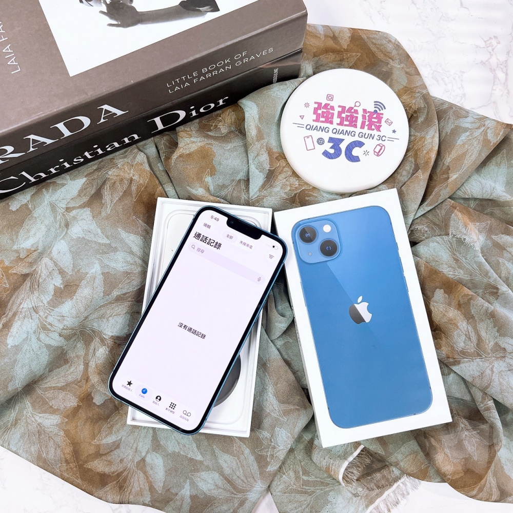 二手 iPhone 13 256G 藍色*56471 (店家保固365天)