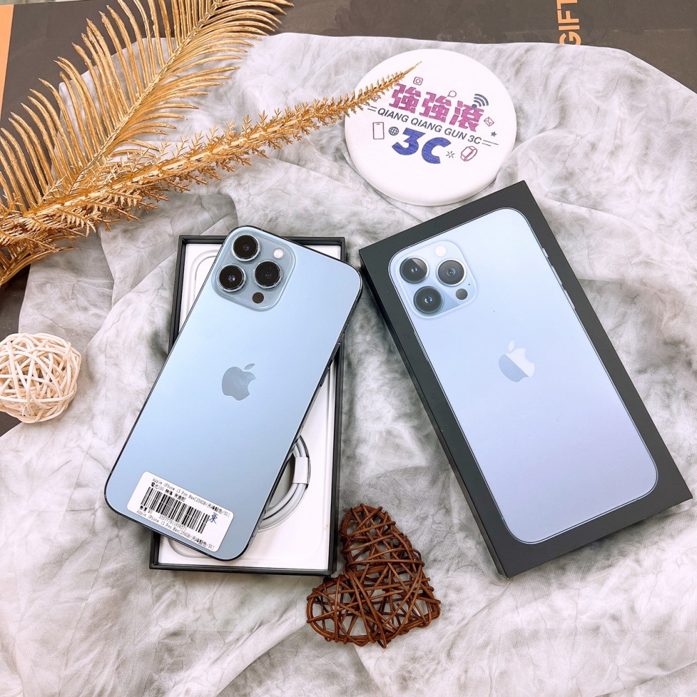 二手 13Promax256G 藍色*58571 (店家保固365天)