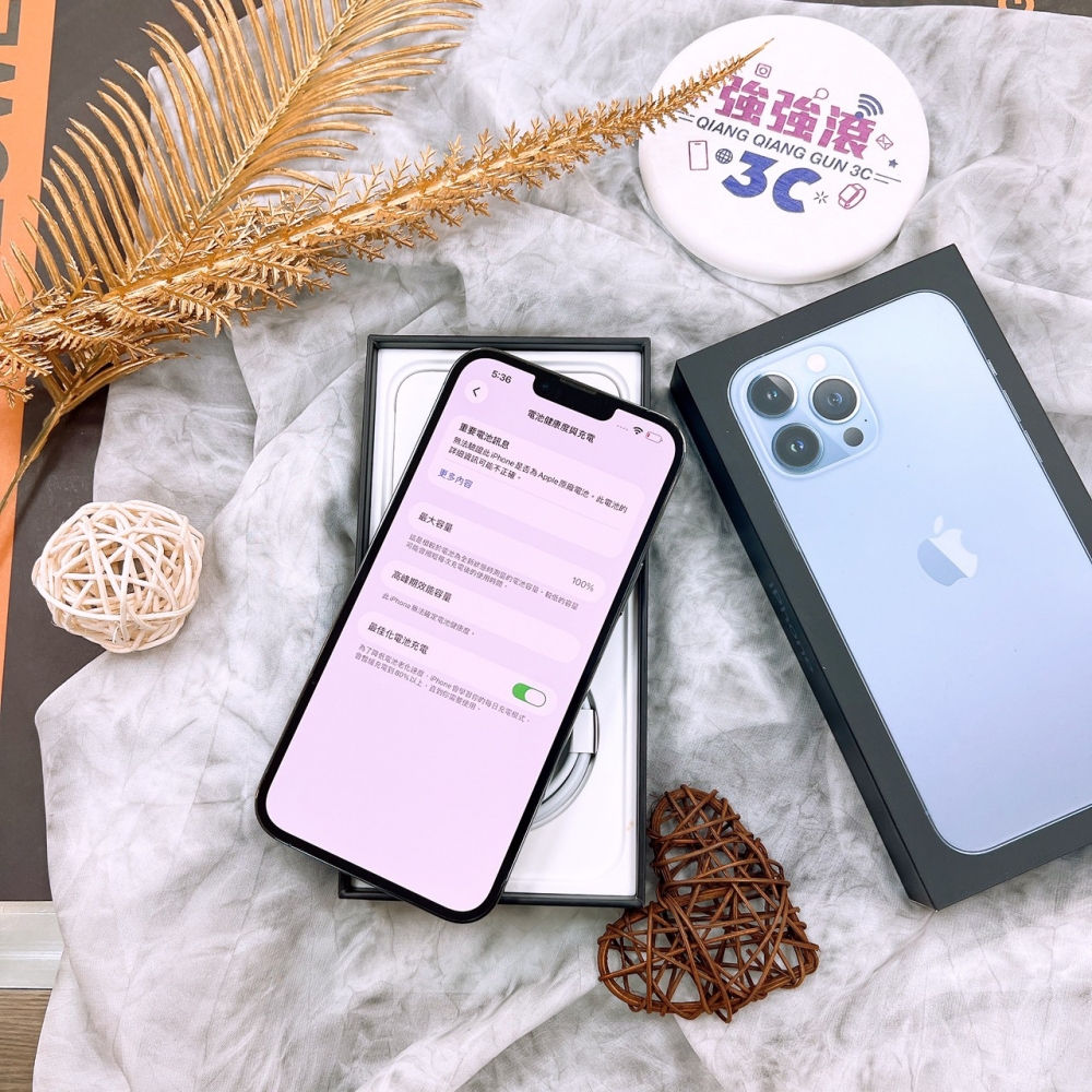 二手 13Promax256G 藍色*58571 (店家保固365天)