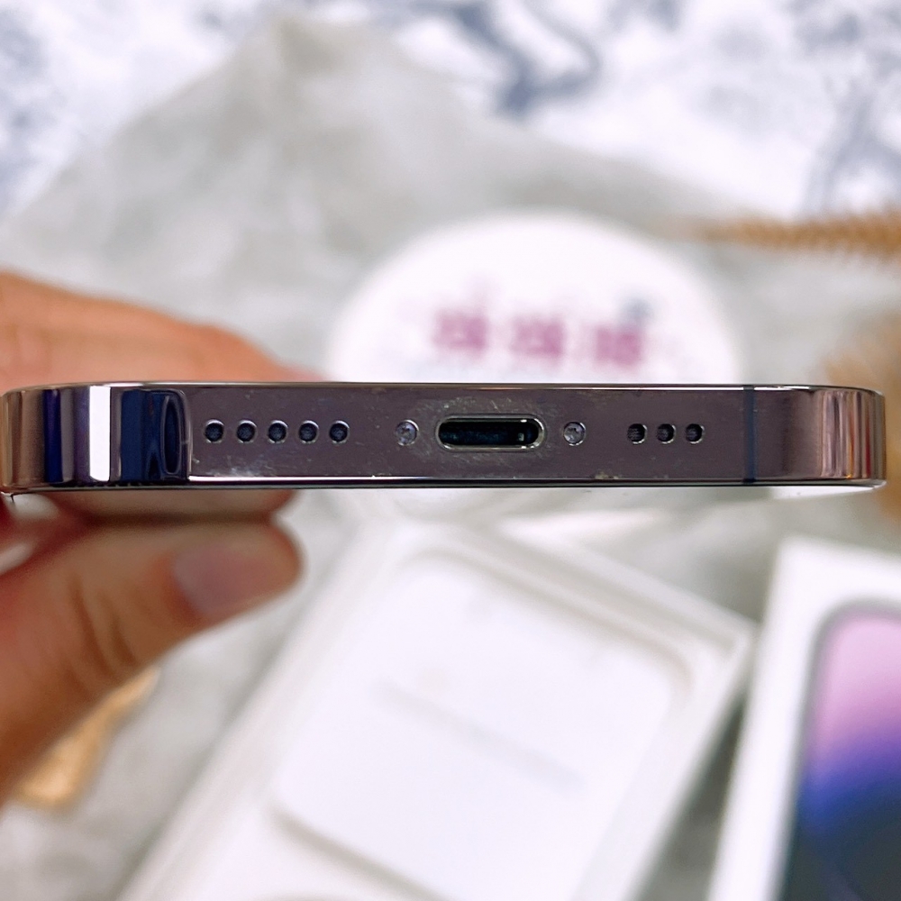 二手 14Pro256G 紫色*62078(店家保固365天)