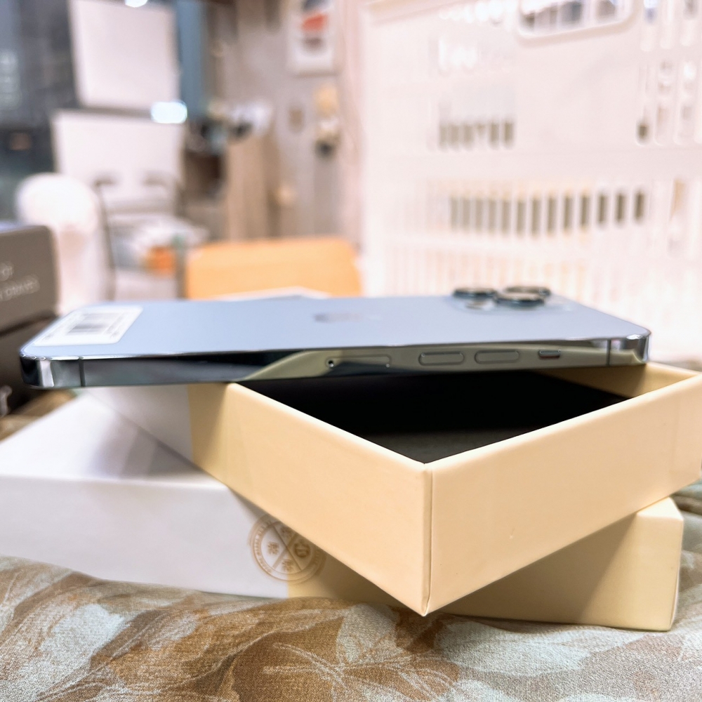 二手 iPhone 13 Pro Max 256G 藍色*64792（店保365天）