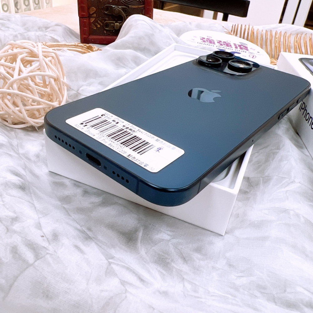二手 iPhone15 ProMax 512G 藍色*16545(店家保固）