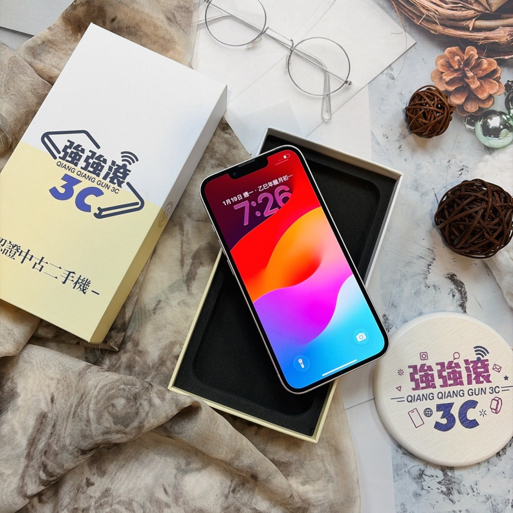 二手 iPhone 13 128G 粉色*16548 (店家保固365天)