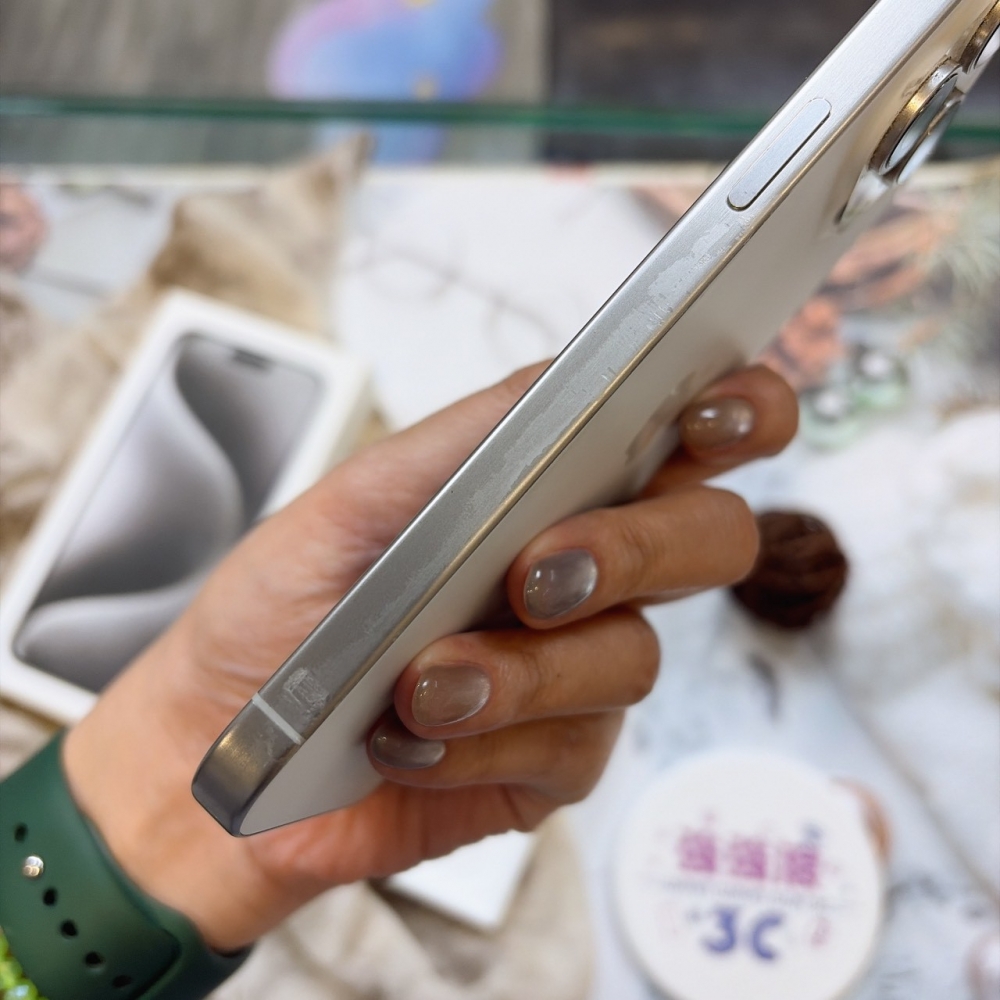 二手 iPhone15 Pro Max 256G 白色#91362(店保365天)