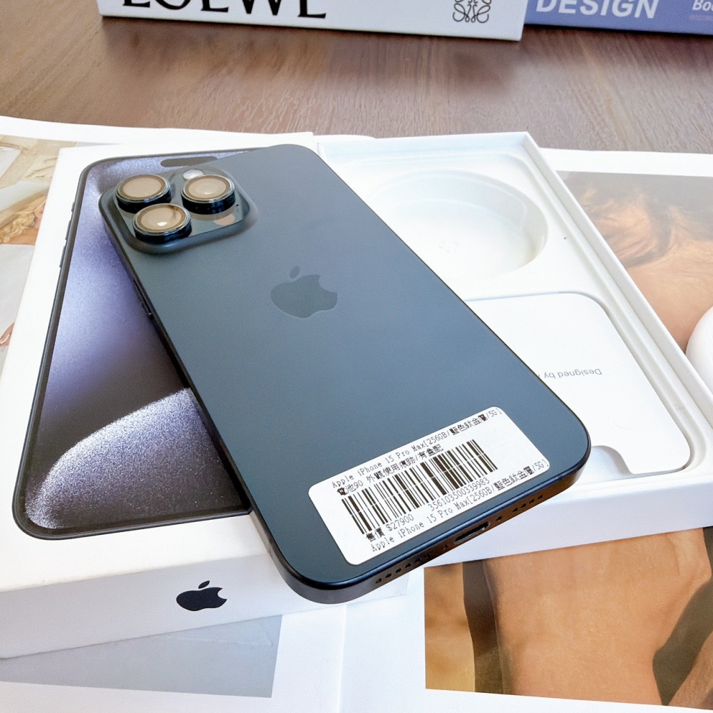 二手 iPhone15 Pro Max 256G 藍色#39983(店保365天)