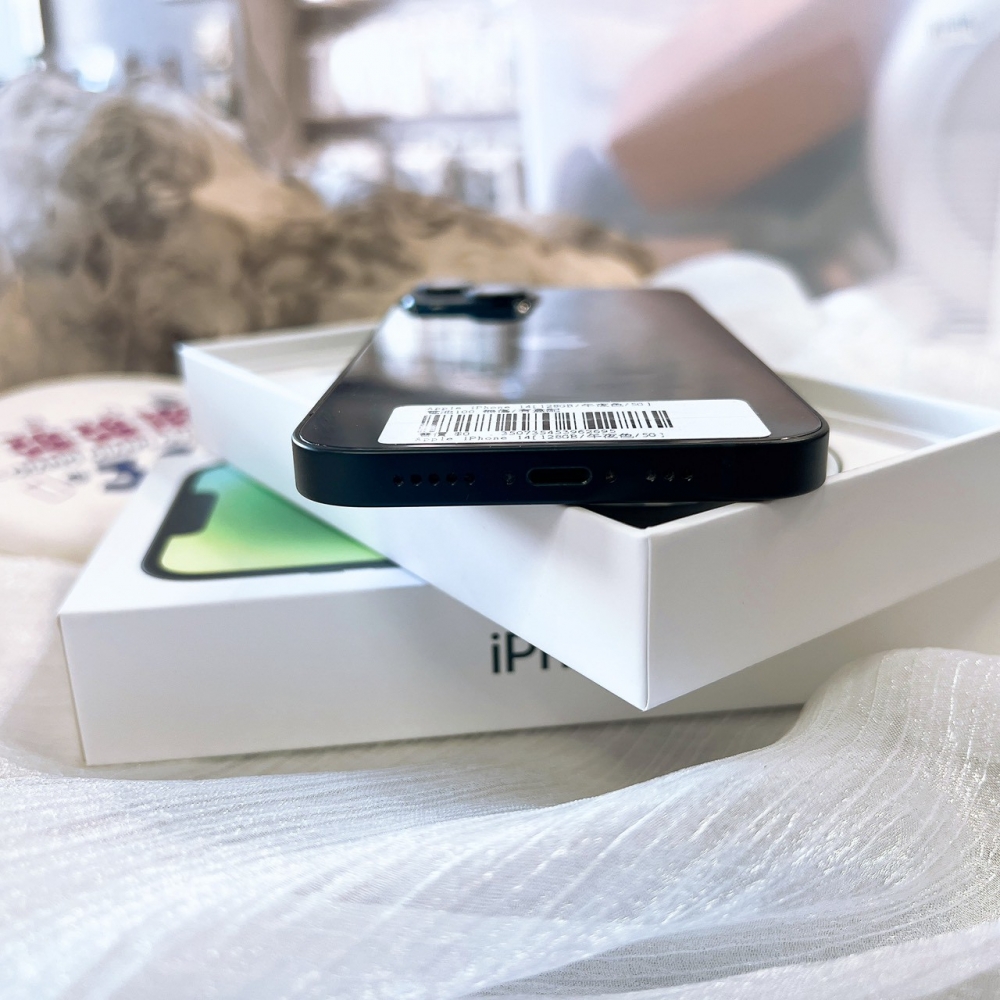 二手 iPhone 14 128G 黑色*62695(店保365天)