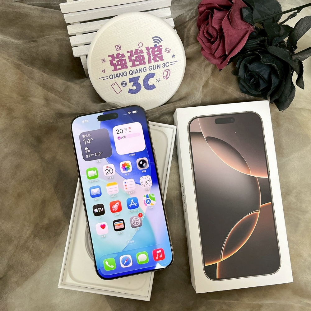 佳里-二手 iPhone16 Pro Max 512G 金色 #53513(店家保固365天)