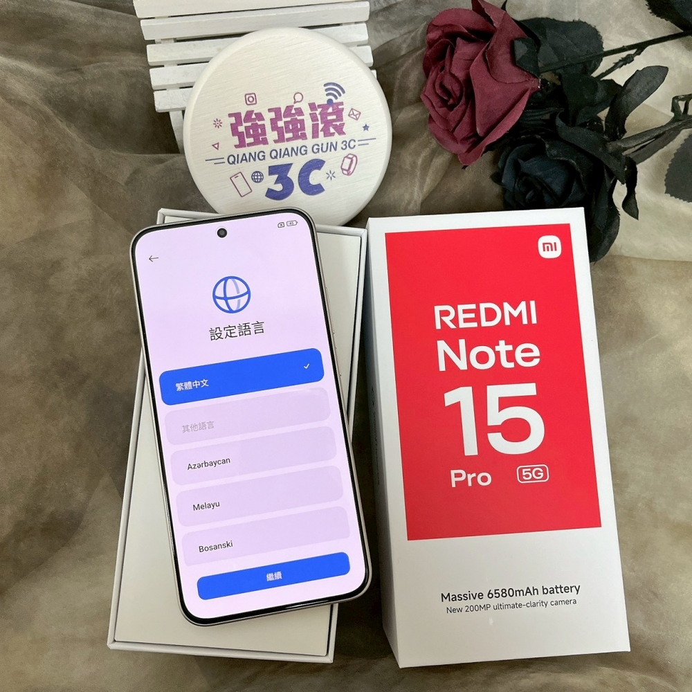  佳里-二手Note 15 pro 12/256G 金色 #91409（原廠保固）