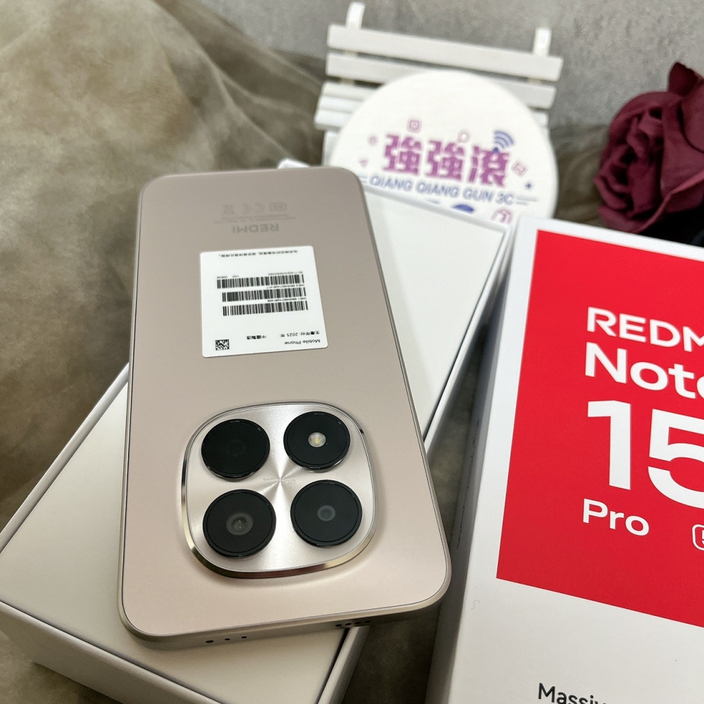  佳里-二手Note 15 pro 12/256G 金色 #91409（原廠保固）