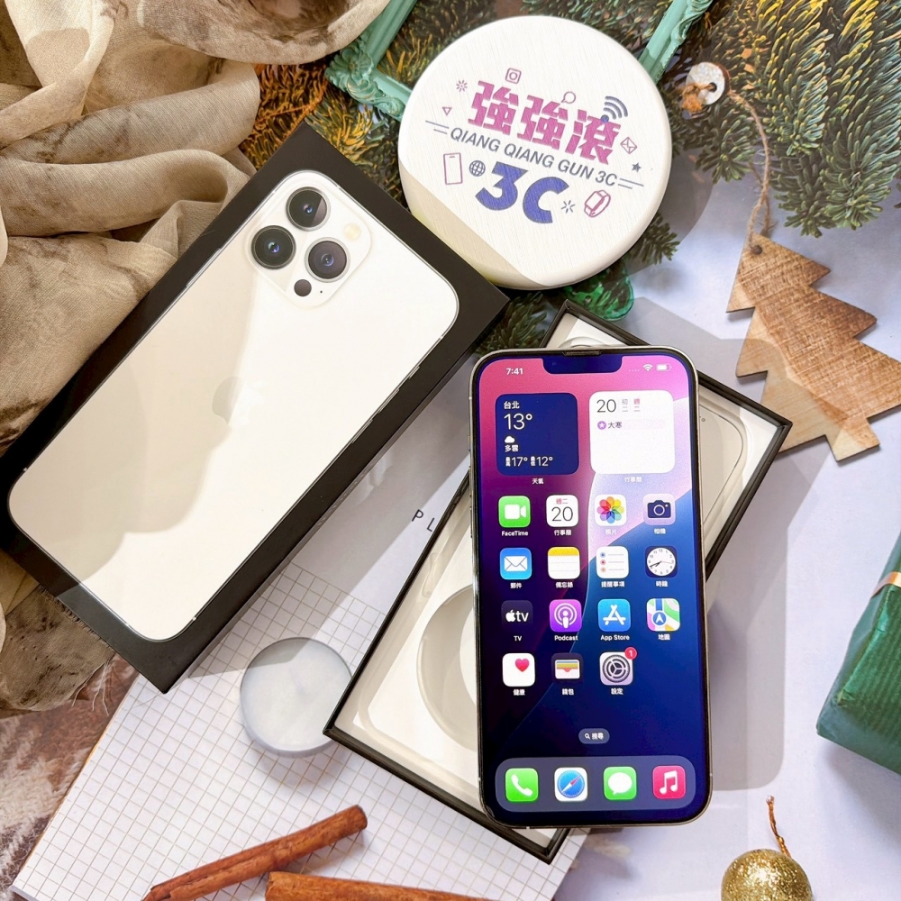 善化-二手 iPhone13 Pro Max 256G 白色 #13054(店家保固365天)