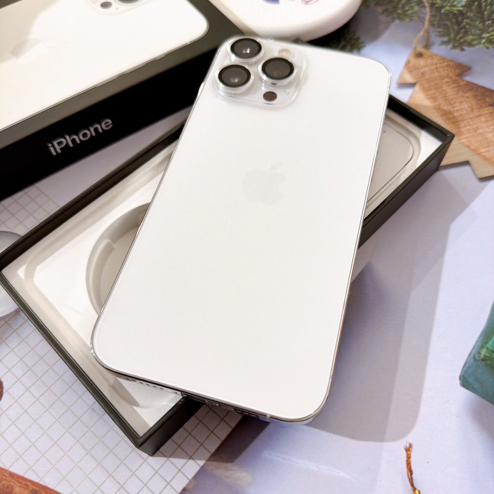 善化-二手 iPhone13 Pro Max 256G 白色 #13054(店家保固365天)