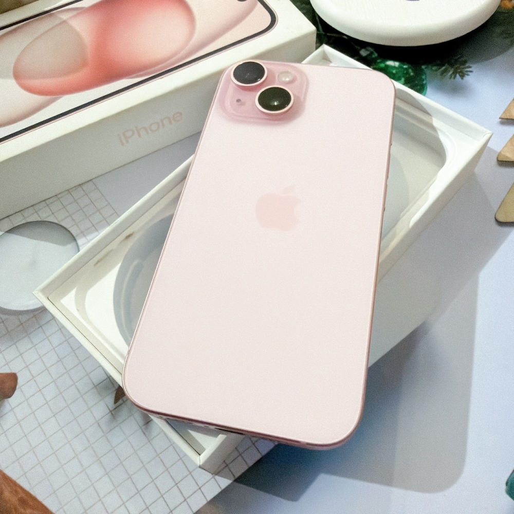 善化-二手 iPhone15 128G 粉色 #39574（店家保固365天）