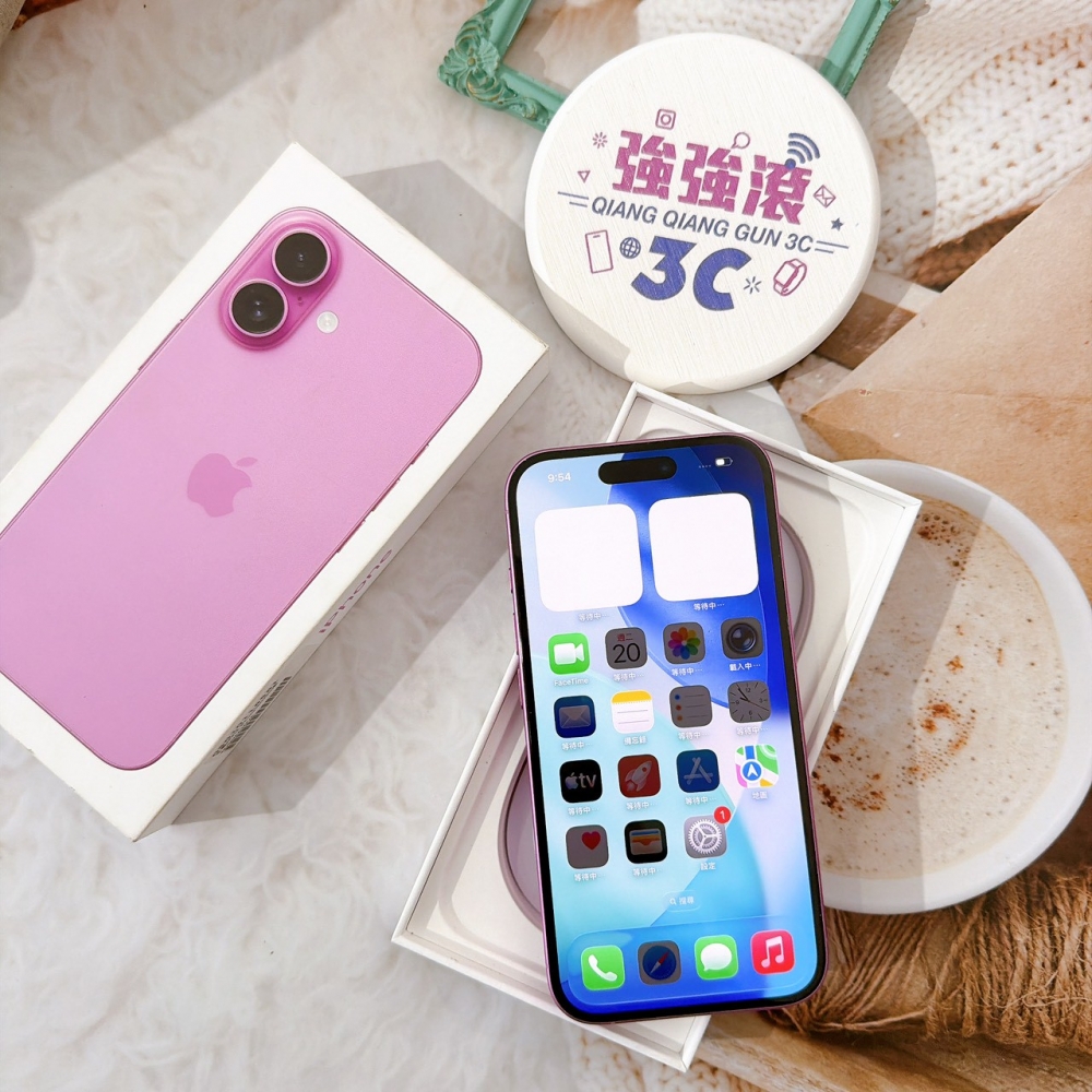 善化-二手 iPhone16 128G 粉色 #24483(店家保固365天)