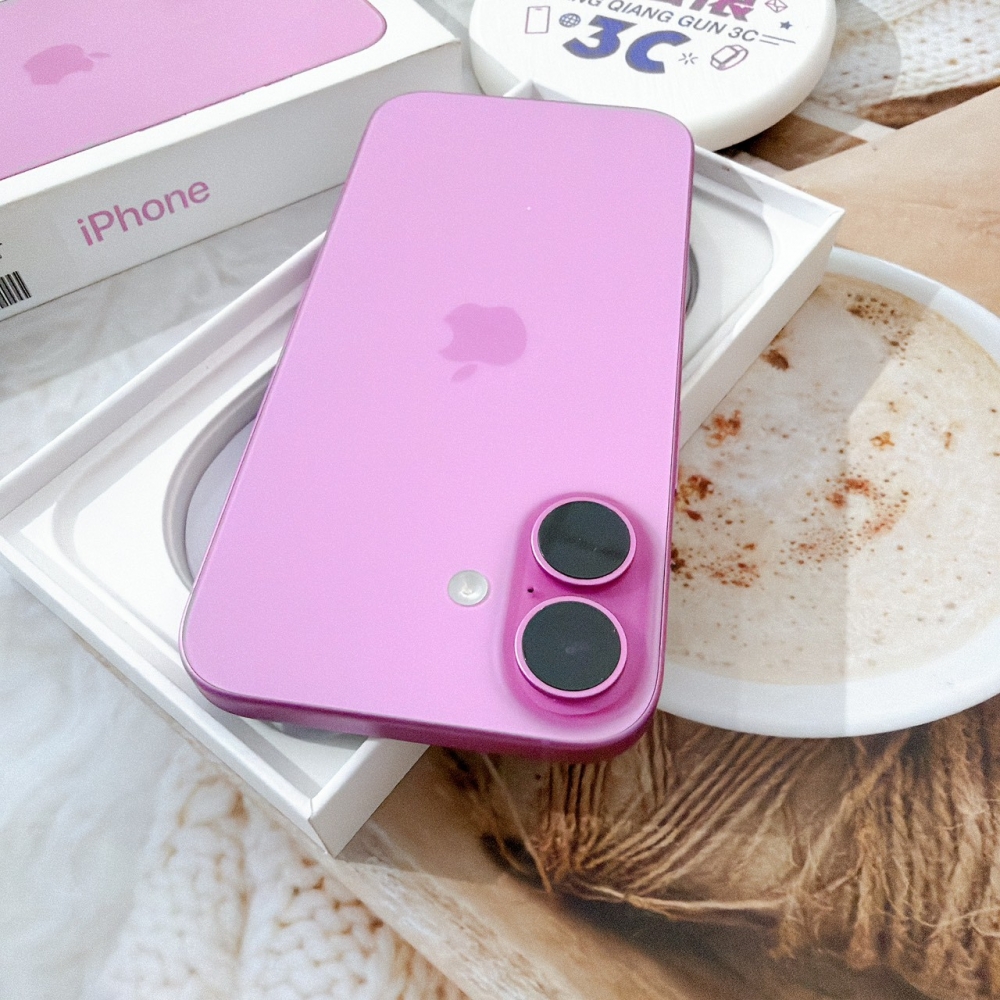 善化-二手 iPhone16 128G 粉色 #24483(店家保固365天)