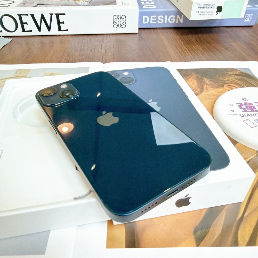 鹽行-二手 iPhone 13 128G 黑色*91122（店保365天）