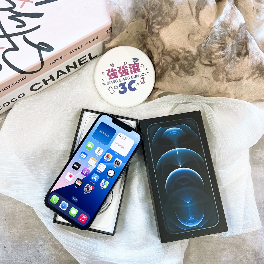 二手-iPhone12ProMax 256G 藍色*19531(店家保固90天)