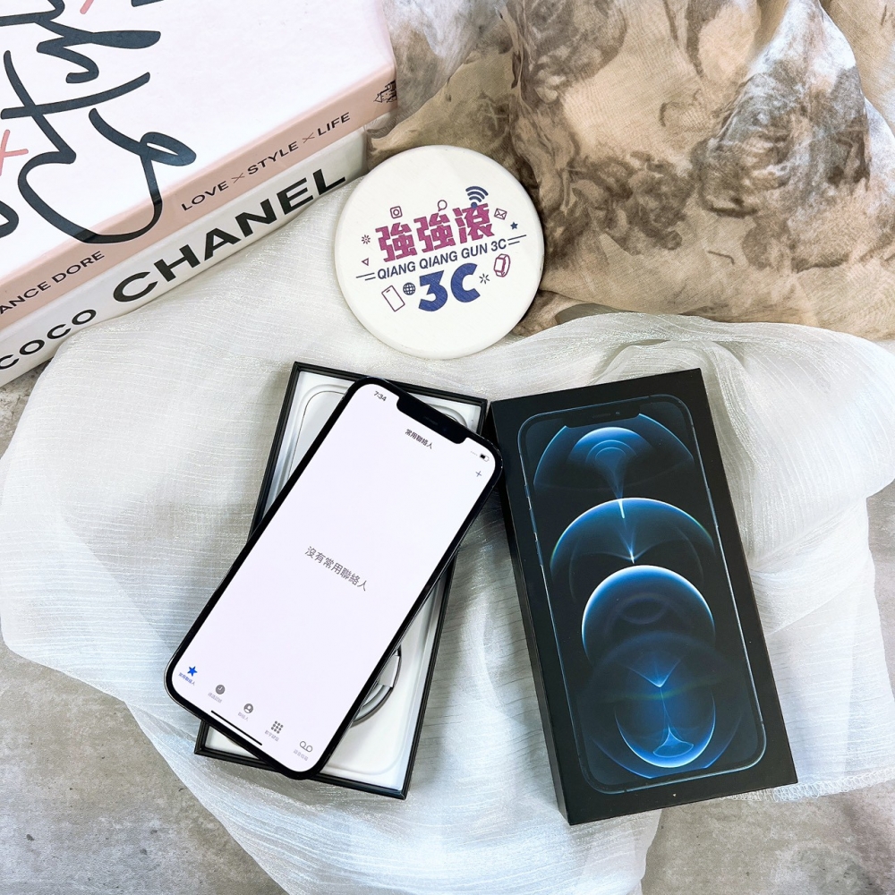 二手-iPhone12ProMax 256G 藍色*19531(店家保固90天)