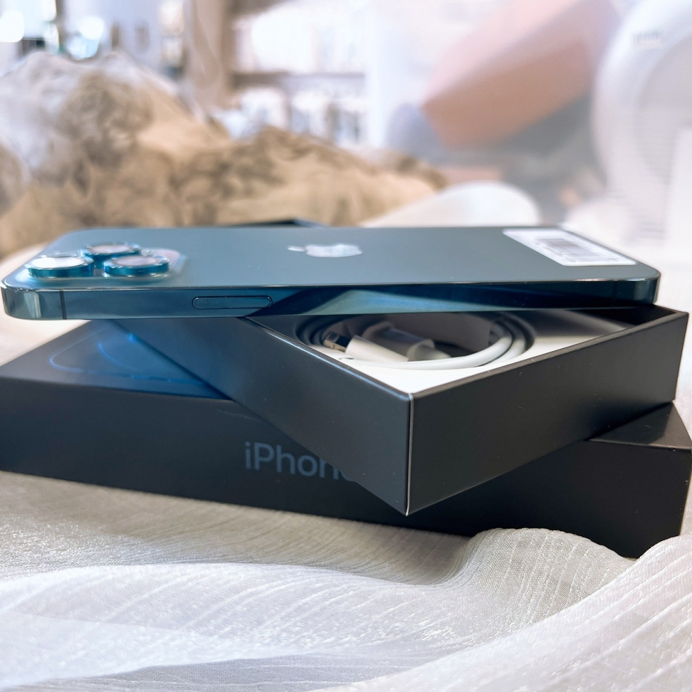 二手-iPhone12ProMax 256G 藍色*19531(店家保固90天)