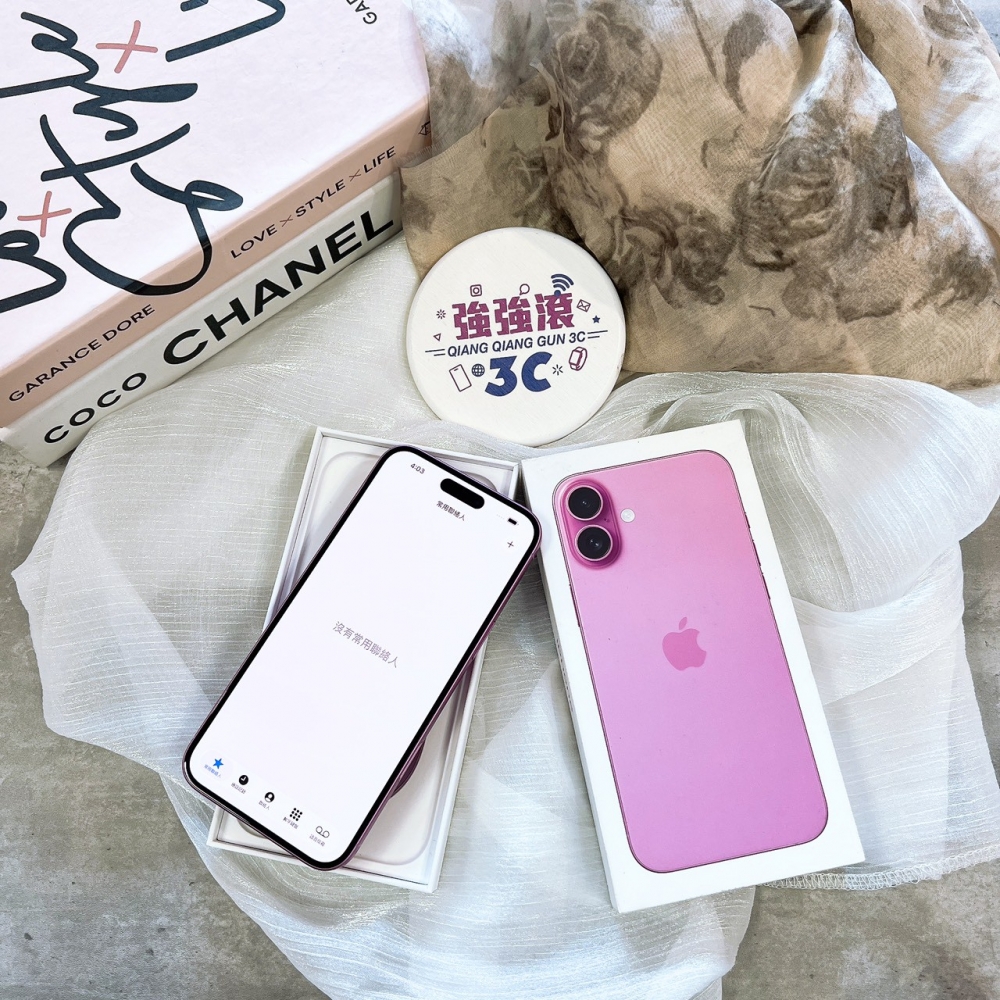 二手-iPhone16Plus 128G 粉色*34760（店家保固365天）