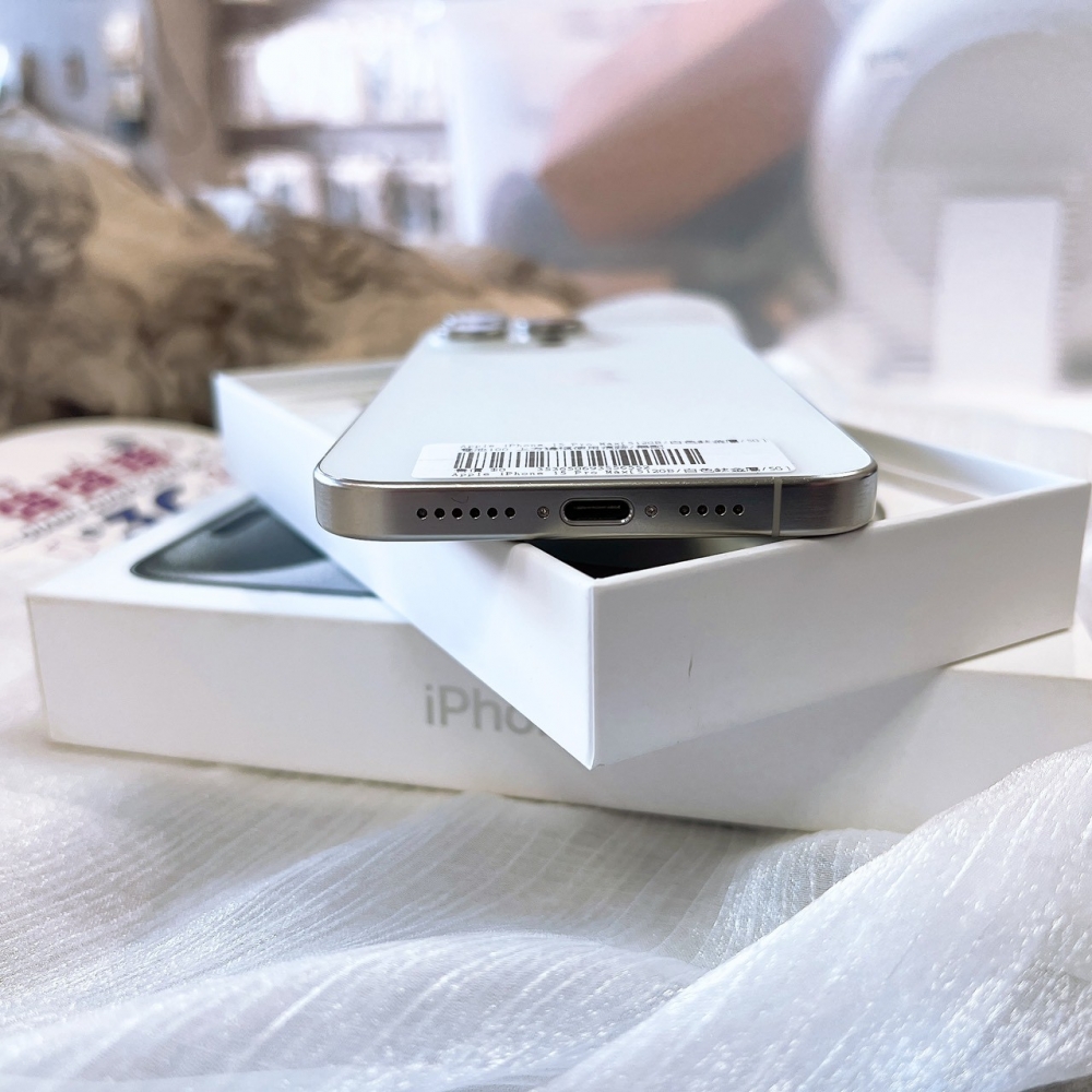 二手-iPhone15ProMax 512G 白色*56552(店家保固365天)