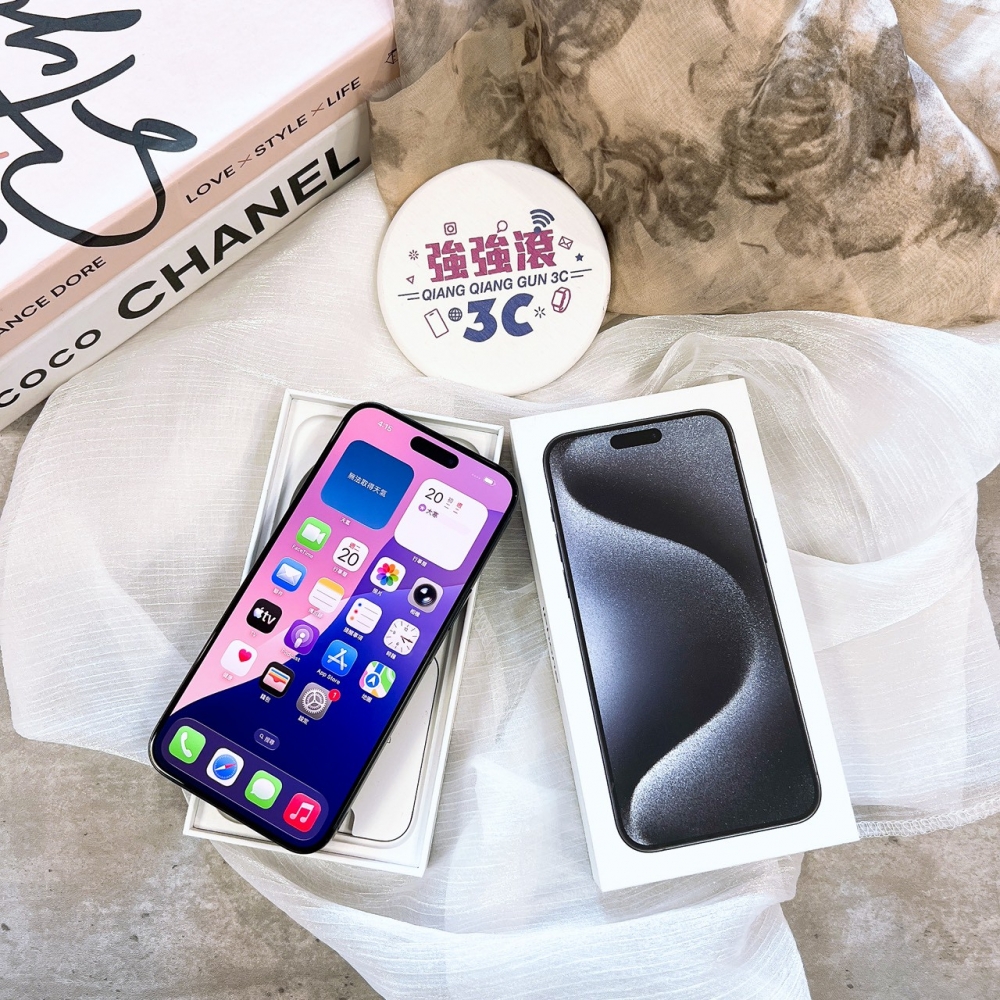 二手-iPhone15ProMax 512G 藍色*80807(店家保固365天)