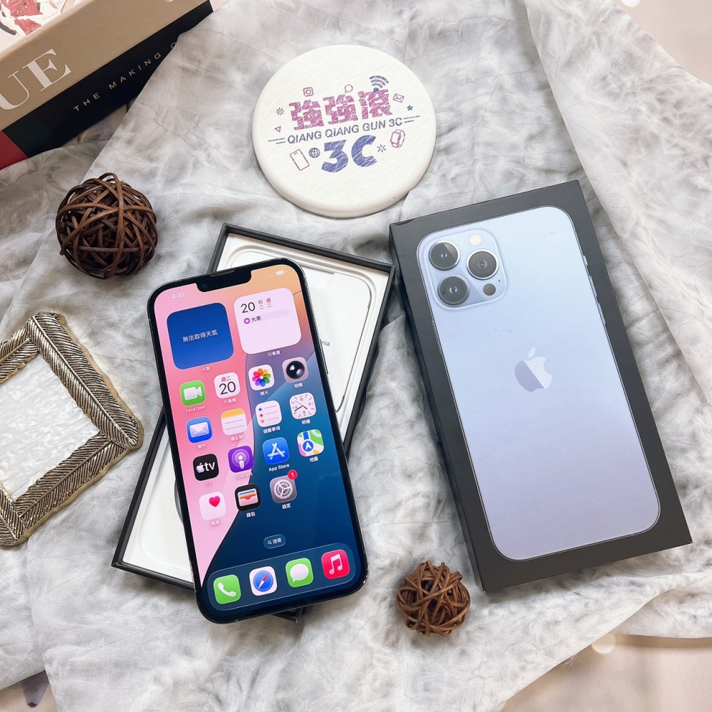 iPhone13ProMax 256G 藍色*95716(店家保固365天)