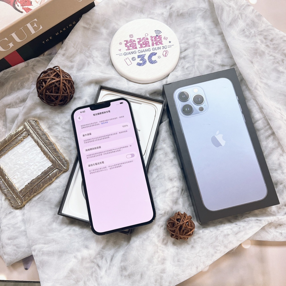 iPhone13ProMax 256G 藍色*95716(店家保固365天)