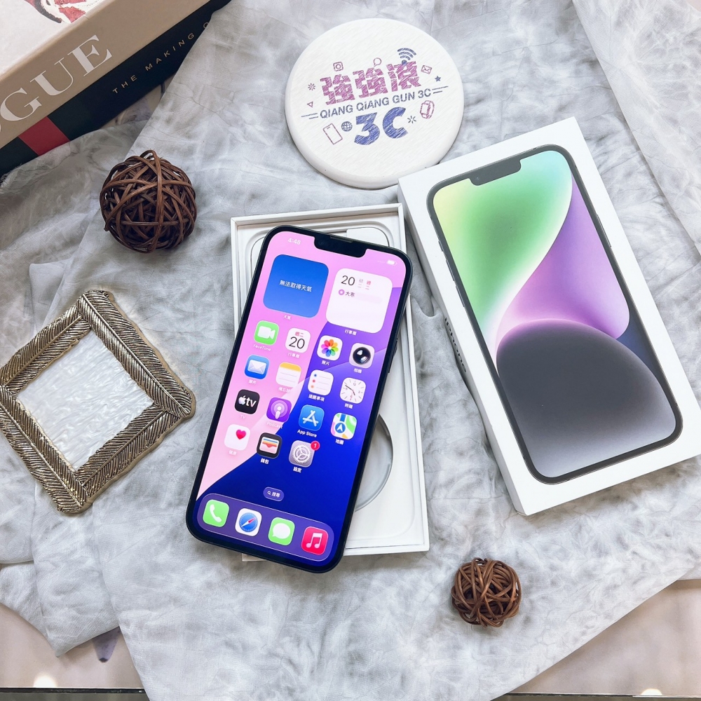 二手-iPhone14Plus 256G 黑色*43078(店家保固365天)