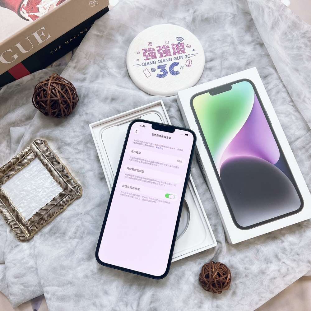 二手-iPhone14Plus 256G 黑色*43078(店家保固365天)