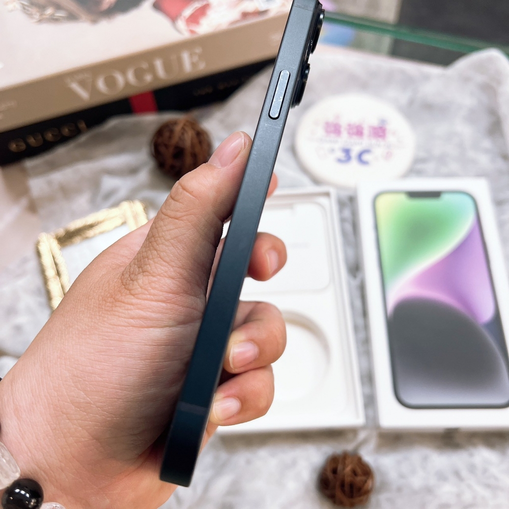 二手-iPhone14Plus 256G 黑色*43078(店家保固365天)