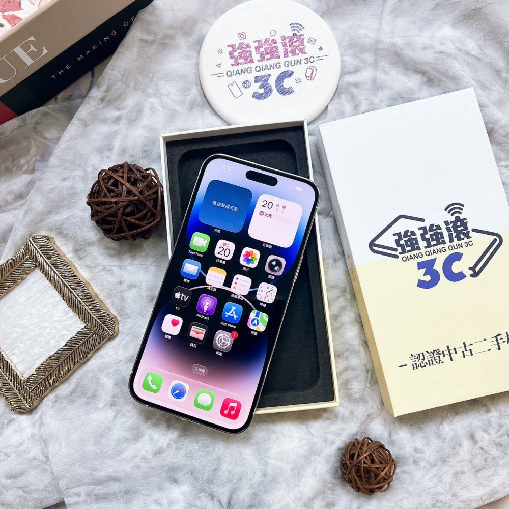 二手-iPhone14ProMax 256G 銀色*69511(店家保固365天)