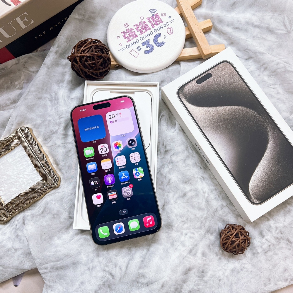二手-iPhone15ProMax 256G 原色*88222（店家保固365天）
