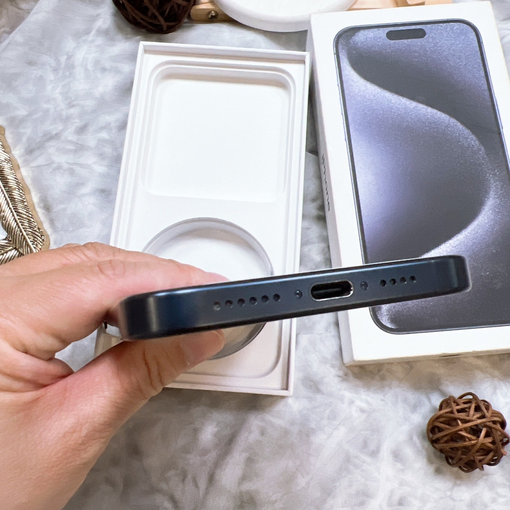 二手-iPhone15ProMax 256G 藍色*39731（店家保固365天）