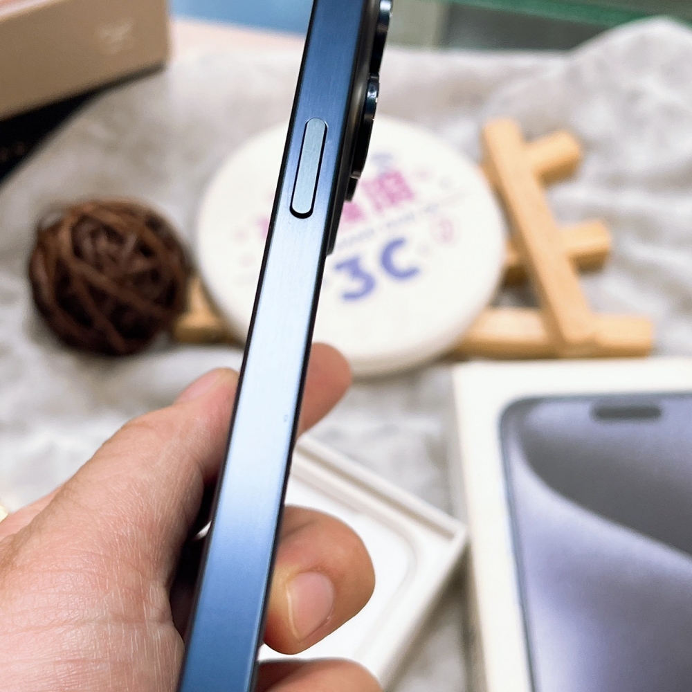 二手-iPhone15ProMax 256G 藍色*90922（店家保固365天）