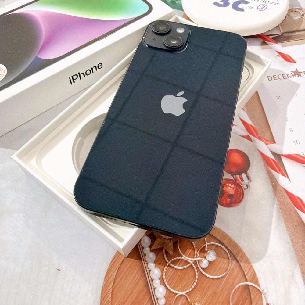 善化-二手 iPhone14 Plus 128G 黑色#37115(店家保固365天)